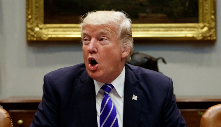 President Trump said Tuesday he is 