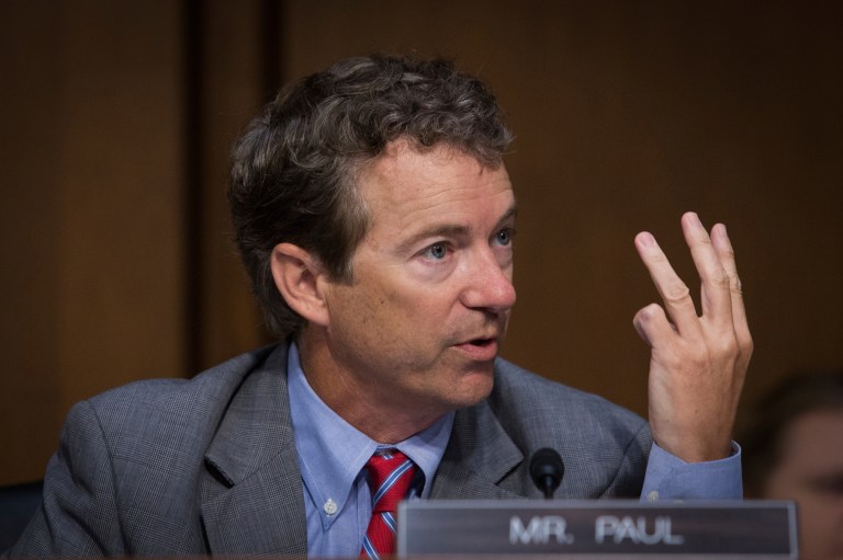 Sen. Rand Paul is under fire from the Left for voting against the Violence Against Women Act and the Paycheck Fairness Act. (Photo: Graeme Jennings/Washington Examiner file)