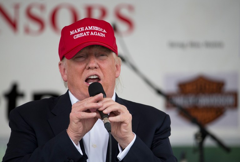 Donald Trump is way behind Hillary Clinton in a digital campaign technique critical for identifying voters and devising strategy, according to the Associated Press. (AP Photo/Manuel Balce Ceneta)