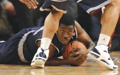 Henny Ray Abrams/AP
Georgetown center Henry Sims scored a career-high 19 points against Savannah State.