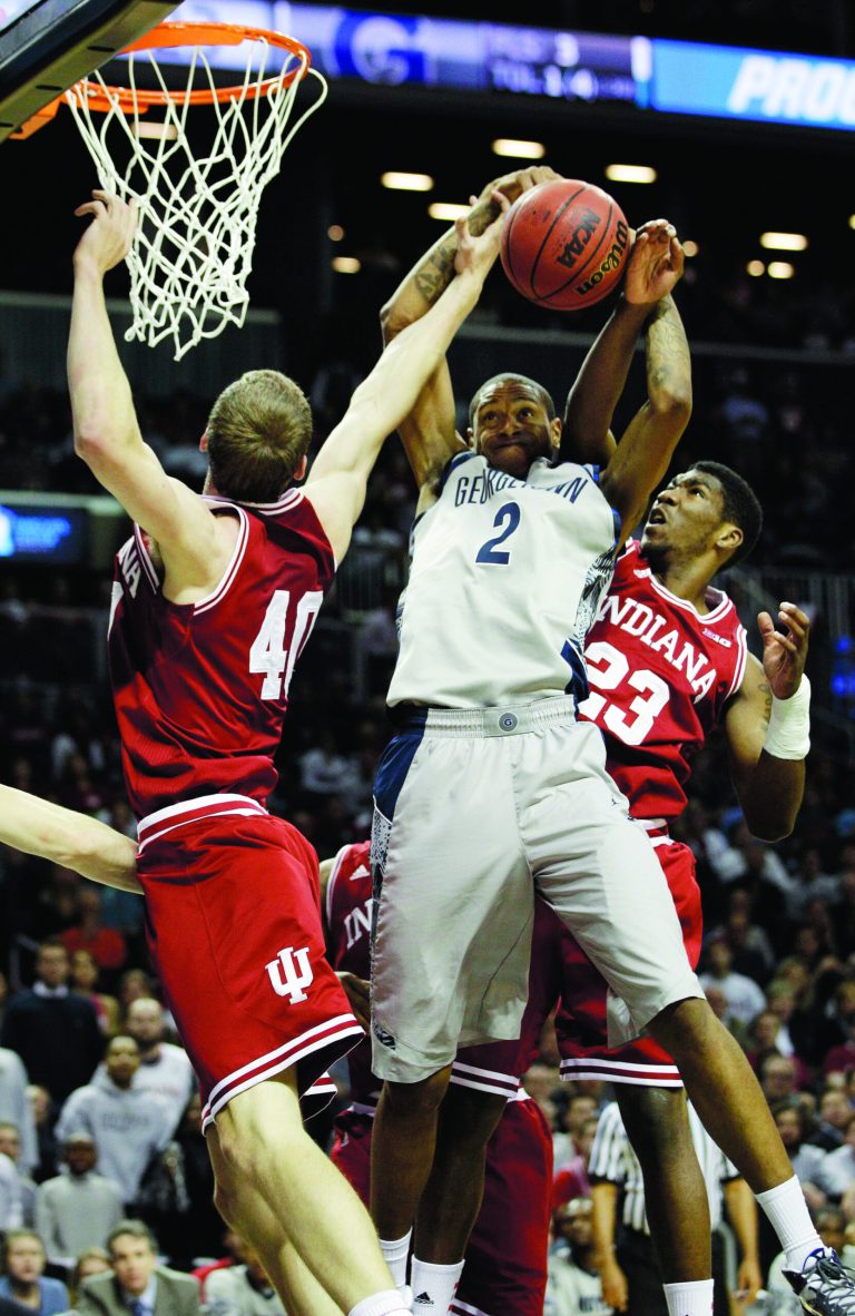 Georgetown falls to No. 1 Indiana in overtime