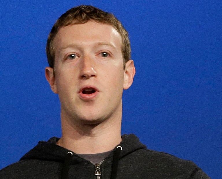 FILE - In this Thursday, March 20, 2013 file photo, Facebook CEO Mark Zuckerberg speaks at Facebook headquarters in Menlo Park, Calif. Zuckerberg reaped a $3.3 billion gain last year by exercising stock options in the social networking company that he founded in a Harvard University dorm room. (AP Photo/Jeff Chiu, File)