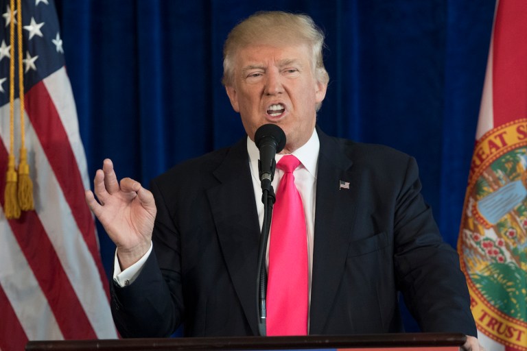 Questions raised within the news media about Trump's mental balance come after a series of controversies. (AP Photo/Evan Vucci)