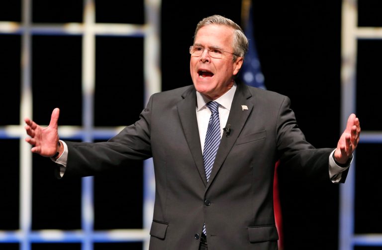 Republican presidential candidate Jeb Bush'sÂ campaign has been sputtering of late, and he's had to suspend pay for some of his campaign staff.Â (AP Photo/Steve Helber, File)