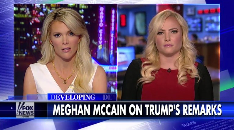Meghan McCain appeared on Fox News' 