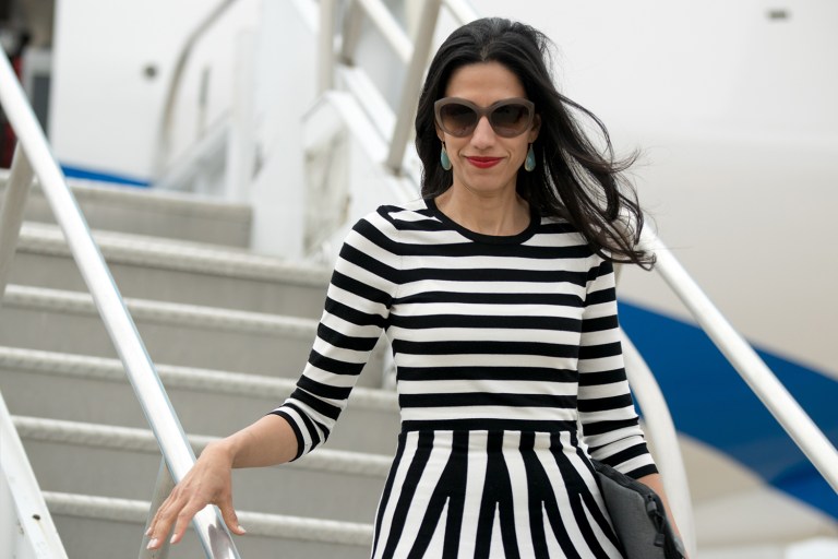 Hillary Clinton has reportedly given her blessing for Huma Abedin's book. (AP Photo/Andrew Harnik)