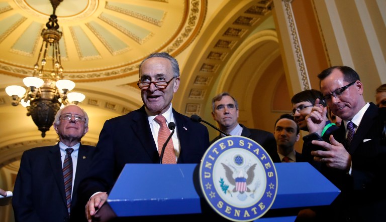 Schumer said the GOP has been too secretive in its efforts to write a bill to repeal and replace the embattled Obamacare law. (AP Photo/Jacquelyn Martin)