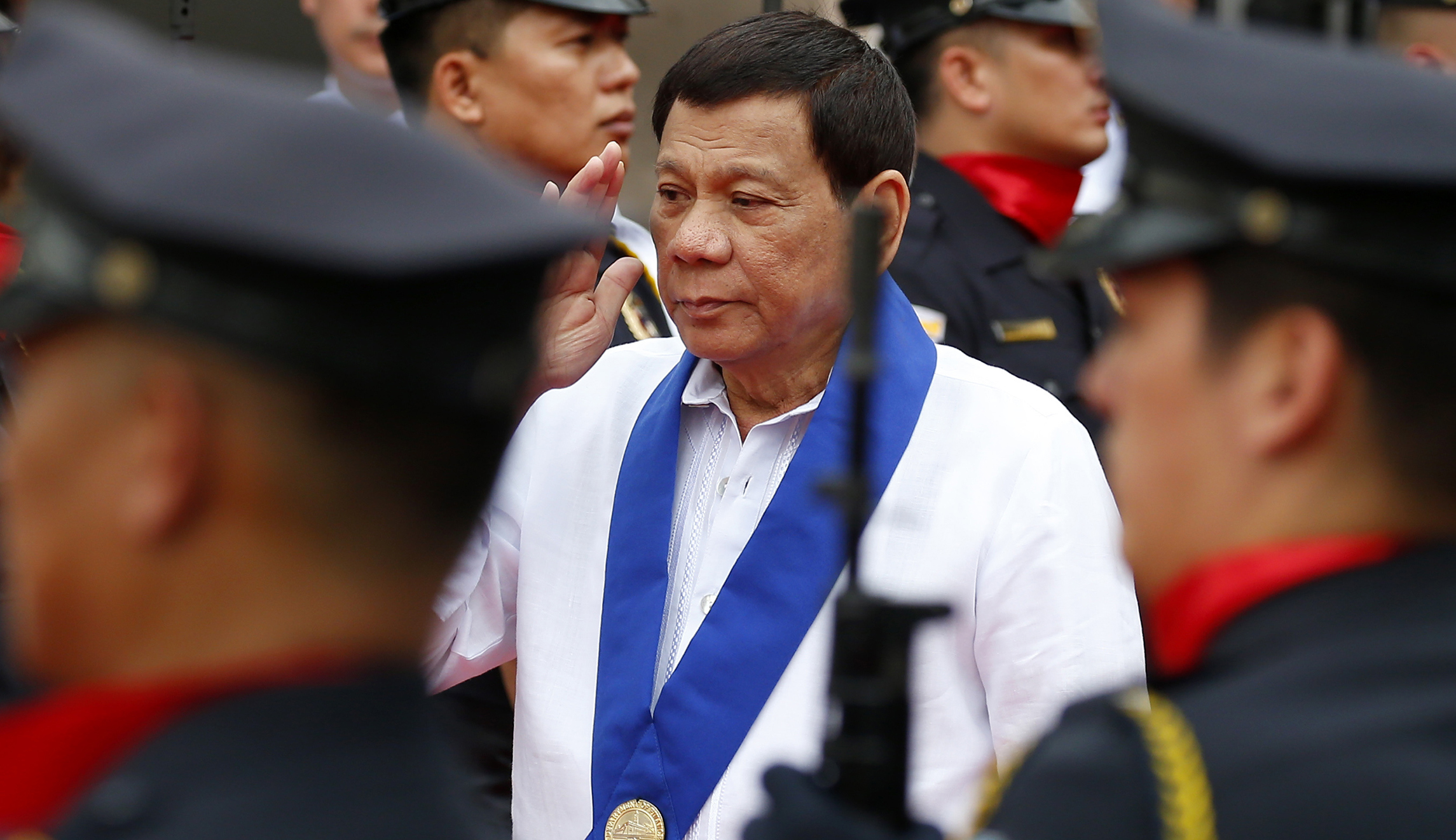 Filipino President Rodrigo Duterte says female rebels should be shot in the genitals