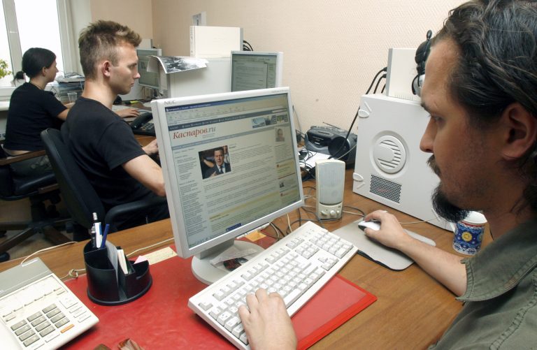 The hacks reportedly took place just as the country was trying to conduct elections.Â (AP Photo/Mikhail Metzel)