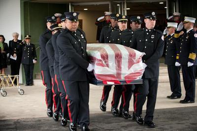 Alexandria bids farewell to fallen paramedic
