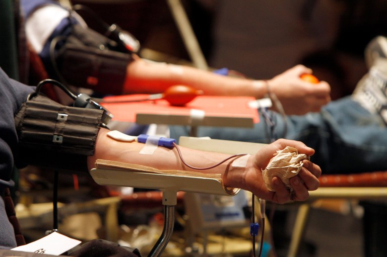 The FDA already has taken steps to allow gay men to donate their blood, last year lifting a comprehensive ban that applied to men who had sex with another man even once. Now, they must abstain from sex for just one year. (AP Photo/Toby Talbot, File)