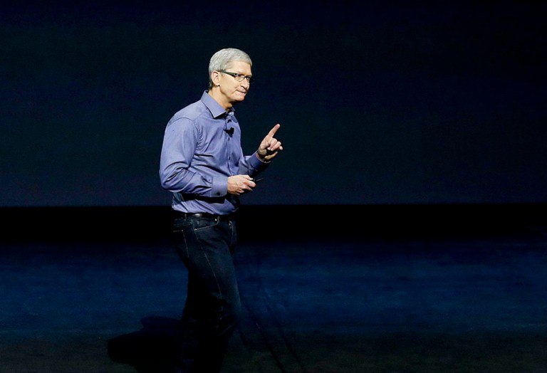 "We're in this bizarre position where we're defending the civil liberties of the country against the government," Cook said. "I mean, I never expected to be in this position. The government should always be the one defending civil liberties, and yet there's a role-reversal here. I still feel like I'm in another world, that I'm in this bad dream." (AP Photo/Eric Risberg, File)