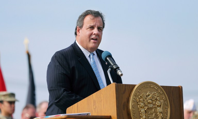Three-quarters of registered voters in the Garden State do not have a favorable view of New Jersey's Republican Gov. Chris Christie, according to a Rutgers-Eagleton poll released Monday. (AP Photo/Mel Evans)