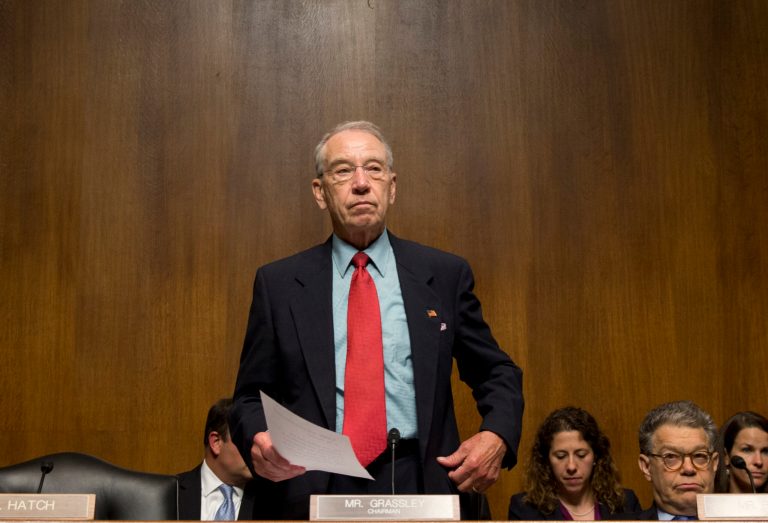 Sen. Chuck GrassleyÂ accused the Obama administration of turning a blind eye to immigration enforcement. (AP Photo)