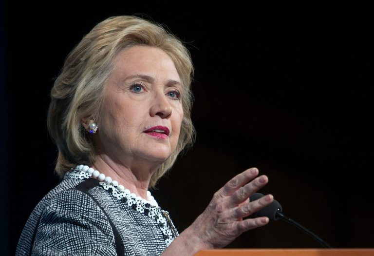 FILE - This May 14, 2014, file photo shows former Secretary of State Hillary Rodham Clinton speaking in Washington. Clinton says she feels emboldened to run for president because of Republican criticism of her handling of the deadly 2012 terrorist attacks in Benghazi, Libya. Clinton says in an interview with ABC News airing June 9 that she remains undecided about another campaign in 2016. But she says the GOP-led Benghazi inquiry is "more of a reason to run" because she considers the multiple investigations into the attacks "minor league ball" for a country of the United States' stature.
