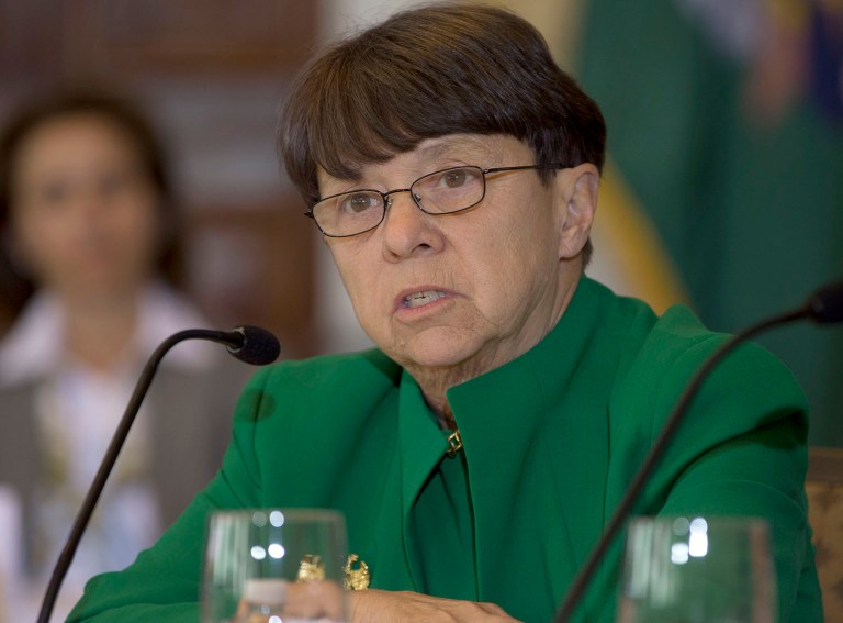 Securities and Exchange Commission Chairwoman Mary Jo White has notified Congress that she will keep issuing new rules until the last minute of Obama's term. (AP Photo/Carolyn Kaster)