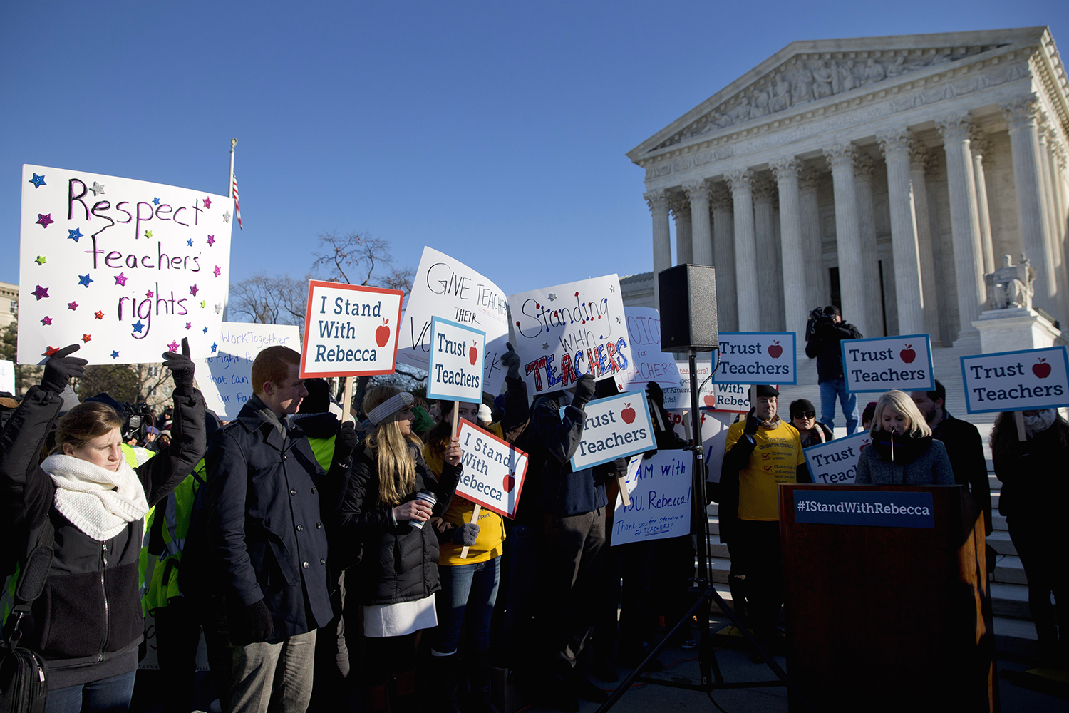 Supreme Court denies rehearing to major union case