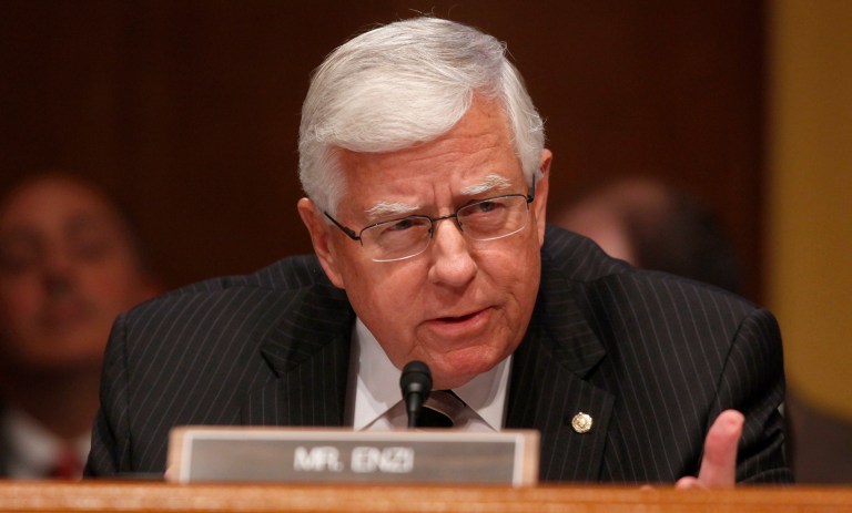 Sen. Mike Enzi, R-Wyo., who is pushing that same repeal bill that uses the Senate procedural move reconciliation has serious reservations about the center. (AP Photo/Charles Dharapak, File)