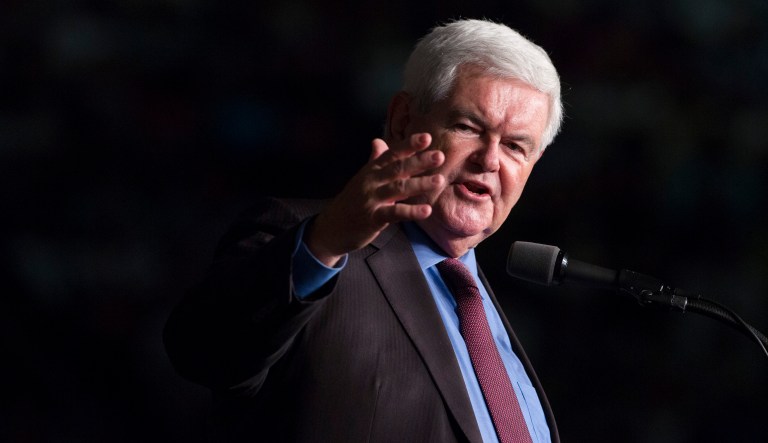 Gingrich said the GOP's failure to sell its repeal and replace legislation to the public sunk its chances. (AP Photo/ Evan Vucci)