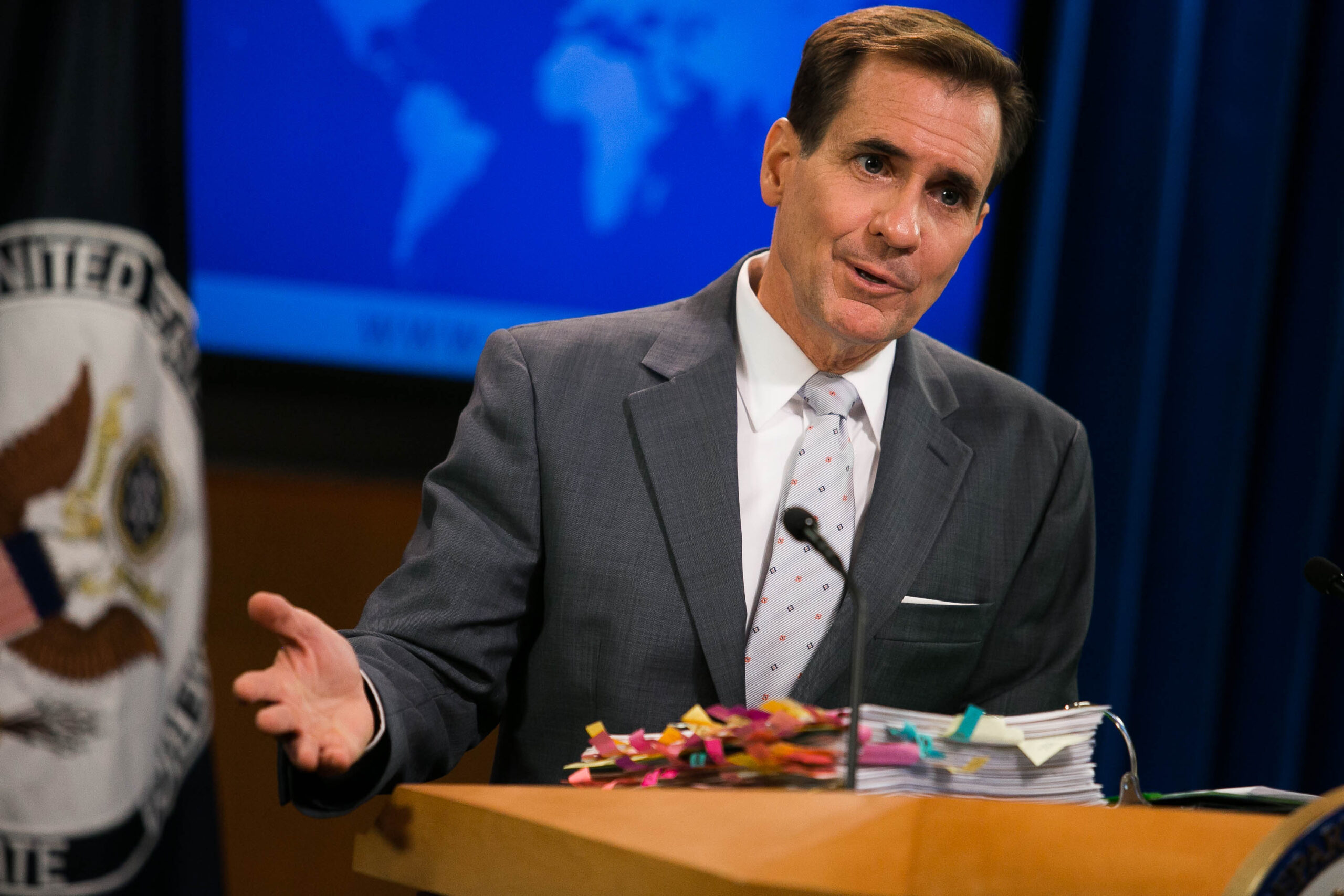 State defends coordinating with Clinton camp on emails