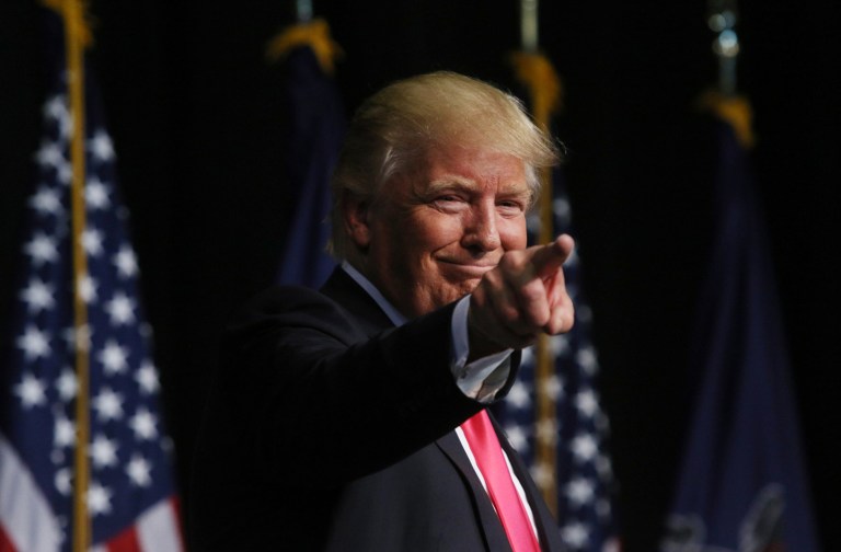 An MSNBC host thinks Donald Trump's controversial comments about Russian hackers are all about diverting attention from the DNC. (Jake Danna Stevens/The Times & Tribune via AP)
