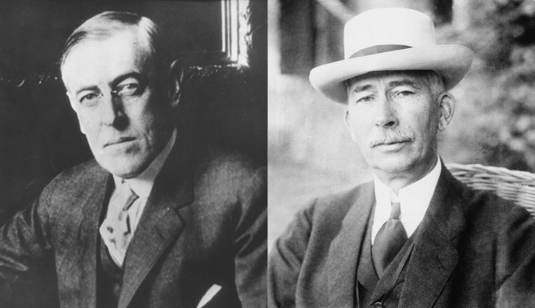 Woodrow Wilson once called Edward House his "second personality." But after negotiations over the Treaty of Versailles, the two never spoke again. (AP Photos)