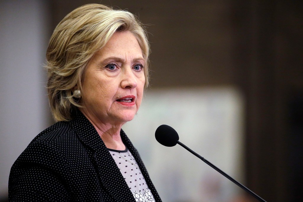 Clinton ignores Powell’s ‘hubris’ criticism