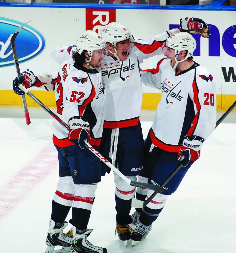 Joel Auerbach/Getty Images
Washington winger Troy Brouwer scored the winning goal in overtime on Tuesday to lead the Capitals past Florida 6-5.