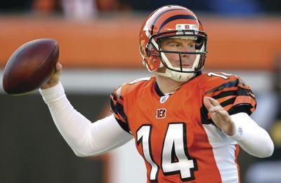 Darron Cummings/AP
Bengals rookie quarterback Andy Dalton had an 80.4 passer rating this year.