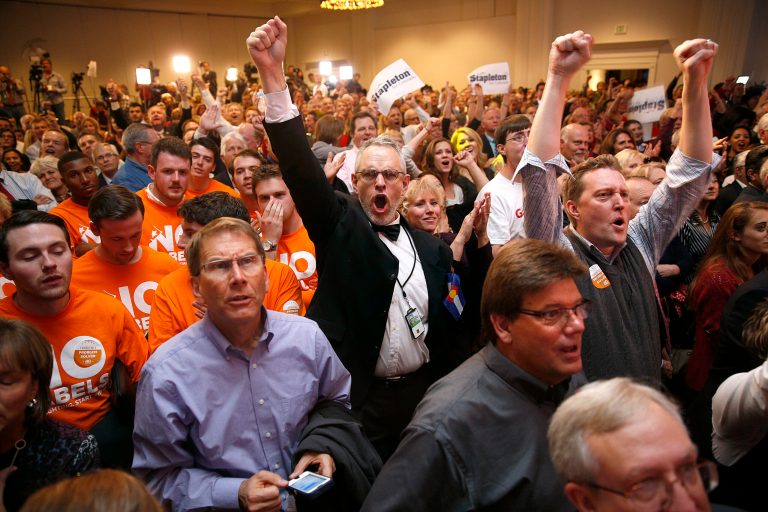 Republican voters have been seething with discontent at their party's officeholders and have not become enchanted with any one of 15 more or less conventional politicians who are running.Â (Photo by Marc Piscotty/Getty Images)