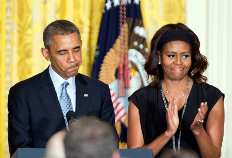 President Obama and first lady Michelle Obama said they will miss Bill Yosses, the White House executive pastry chef. (AP Photo)