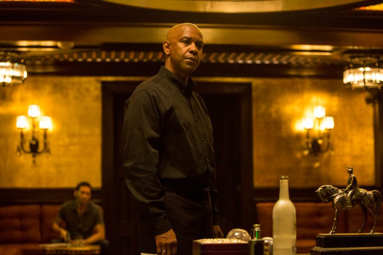 In this image released by Columbia Pictures, Denzel Washington appears in a scene from the film, "The Equalizer." (AP Photo/Sony, Columbia Pictures, Scott Garfield)