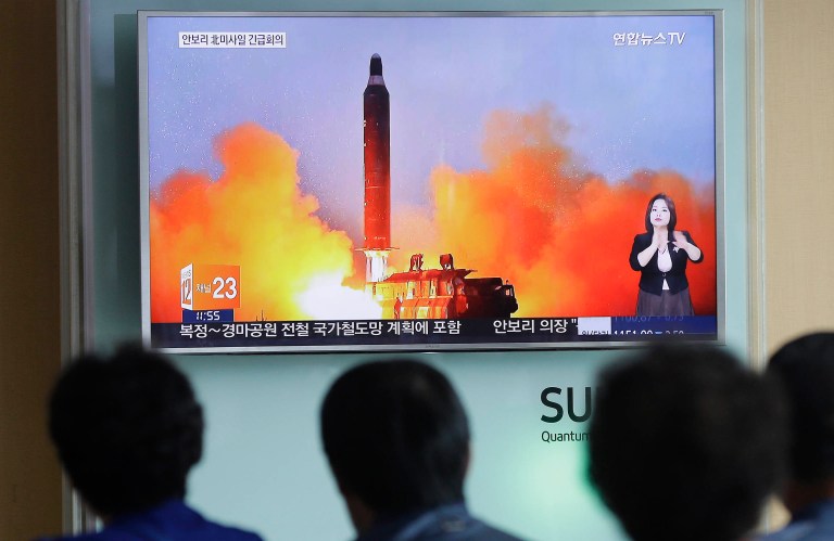 After the June 21 launch, North Korean leader Kim Jong-un boasted his missile could now threaten U.S. forces in the Pacific. (AP Photo/Ahn Young-joon)