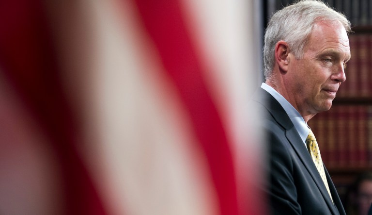 Asked by the Washington Examiner what needs to change for Republicans to actually land bills on the president's desk, Johnson didn't miss a beat before replying, 