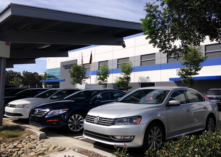 Volkswagen's CEO says the automaker will no longer sell diesel cars in the United States after its emissions-rigging scandal. (AP Photo/Gillian Flaccus)