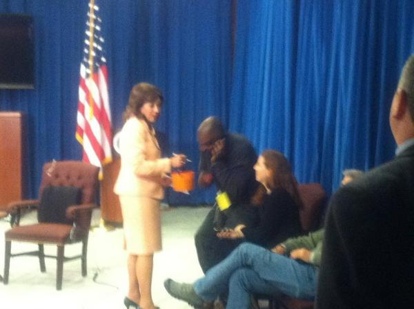 Trick-or-treat! Labor Secretary hands out candy to reporters after unemployment ticks up