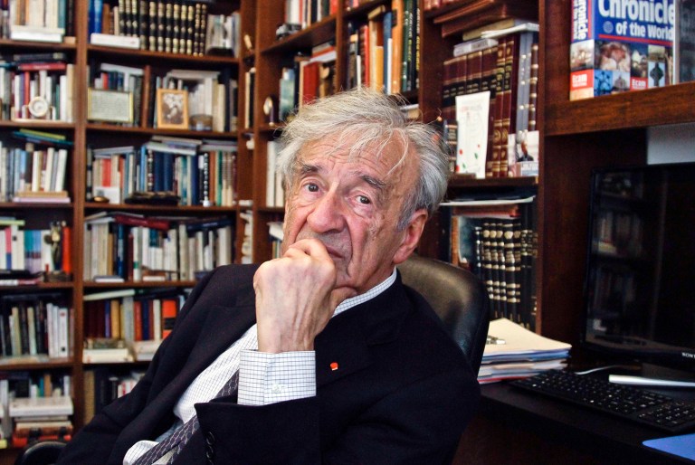 Elie Wiesel, the Nobel laureate and Holocaust survivor, died July 2. (AP Photo/Bebeto Matthews)