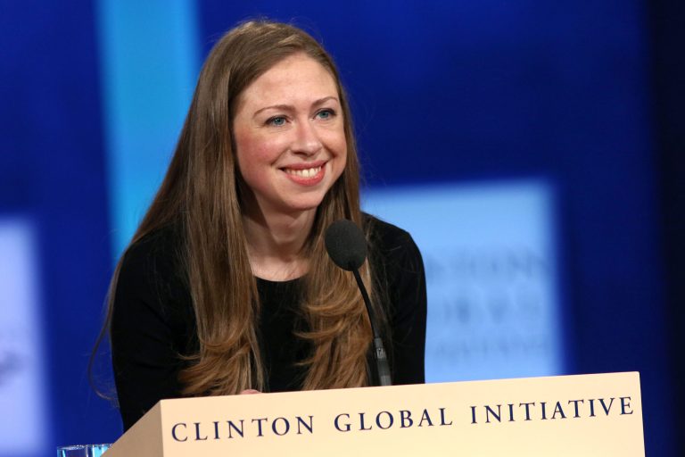 The event signals the beginning of Chelsea Clinton's involvement in her mother's campaign, joining her father former President Bill Clinton, who has also become more active on the campaign trail. (AP Photo)
