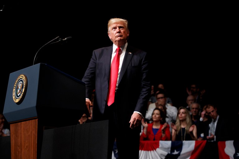 Had Trump not fired James Comey, he might be mostly in the clear right now. (AP Photo/Evan Vucci)