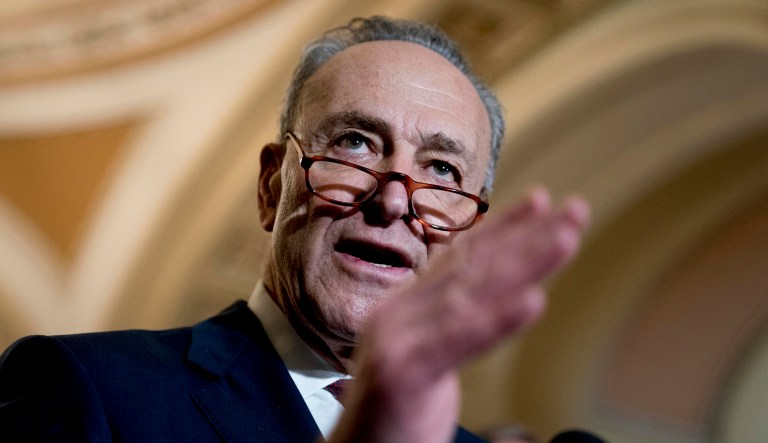 Only a week ago, it was easy to see Sen. Chuck Schumer's political calculus: tie DACA to a critical spending bill, and when Republicans balked, blame President Trump, and let the media do its usual hatchet job on the White House. But this time, the media did its job, and it's important to give credit where credit is due. (AP Photo/Andrew Harnik)