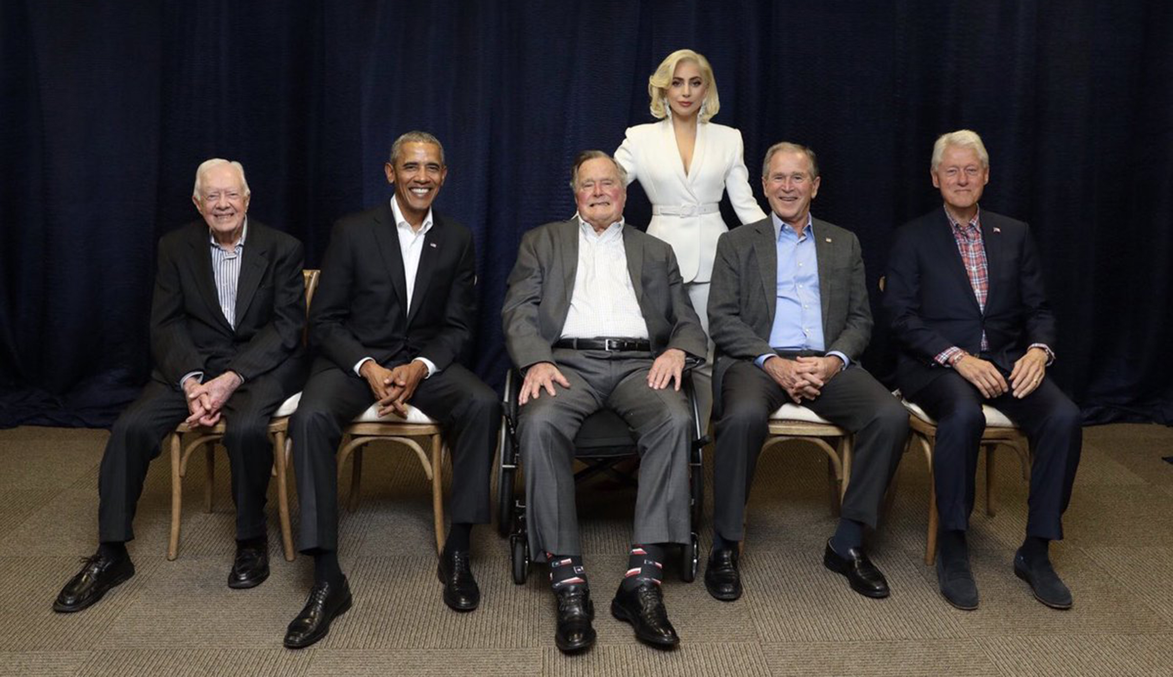 Lady Gaga as president? Viral picture with ex-presidents spurs chatter