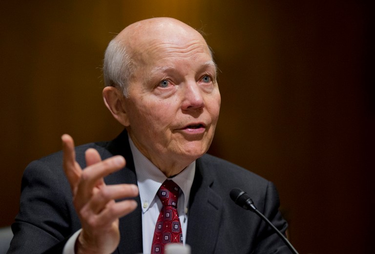 A vote to impeach John Koskinen has not been endorsed by the GOP leadership or Paul Ryan, who wants to focus on promoting the conservative agenda ahead of the November election. (AP Photo)