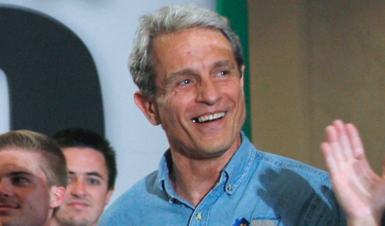 In this Sept. 22, 2010 file photo Ed Buck makes a campaign appearance for Meg Whitman, not shown, then a Republican candidate for governor of California, in Los Angeles.                                                                                                                                                                                                                                                                                                                                               