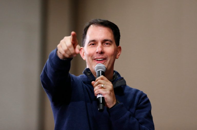Walker also said that Trump would be better for the country than presumed Democratic nominee Hillary Clinton. (AP Photo/Paul Sancya)