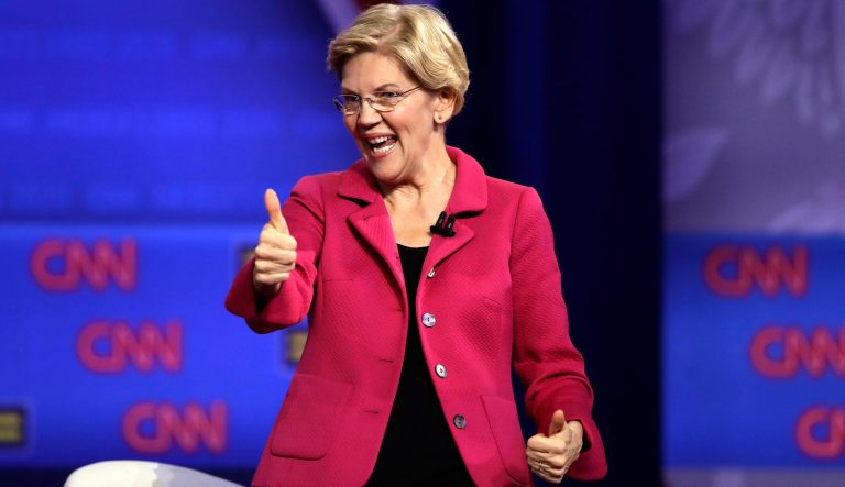 Democratic presidential candidate Sen. Elizabeth Warren