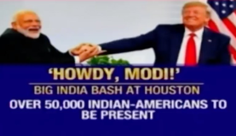 WATCH: India’s Narendra Modi and Trump hold rally in Texas