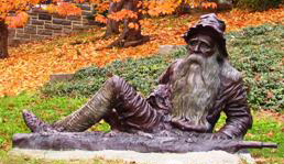 Rip van Winkle statue