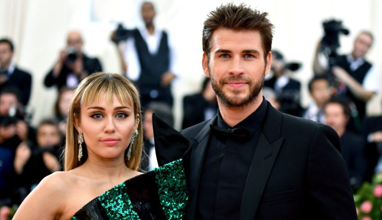 Miley Cyrus and Liam Hemsworth 