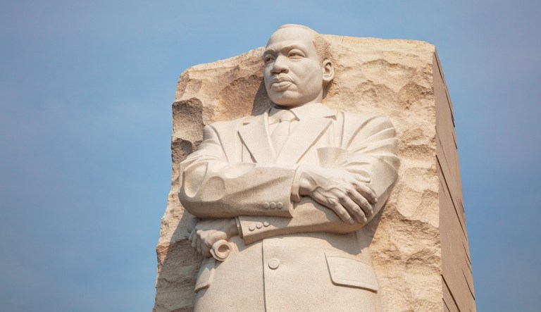Martin Luther King, Jr. memorial monument on September 2, 2015 in Washington, DC.