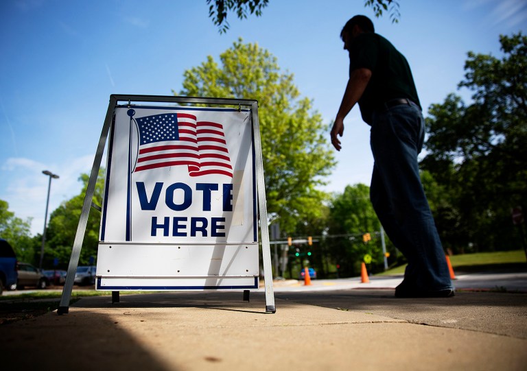Meanwhile, congressional races in Georgia and Montana have been viewed as a referendum on Trump's presidency. (AP Photo/David Goldman)